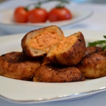 Stuffed Chicken Meatball with Arrabiata Sauce & Ricotta